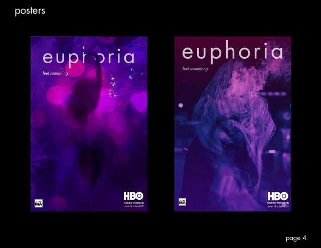 Two posters for Euphoria.